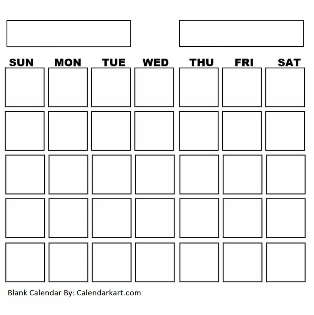 20 Free Printable Blank Calendar Templates Undated 20 Free Printable Blank Calendar Templates Undated