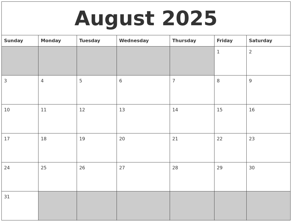 2025 August Calendar Free Printable Calendar Emily D Thygesen 2025 August Calendar Free Printable Calendar Emily D Thygesen