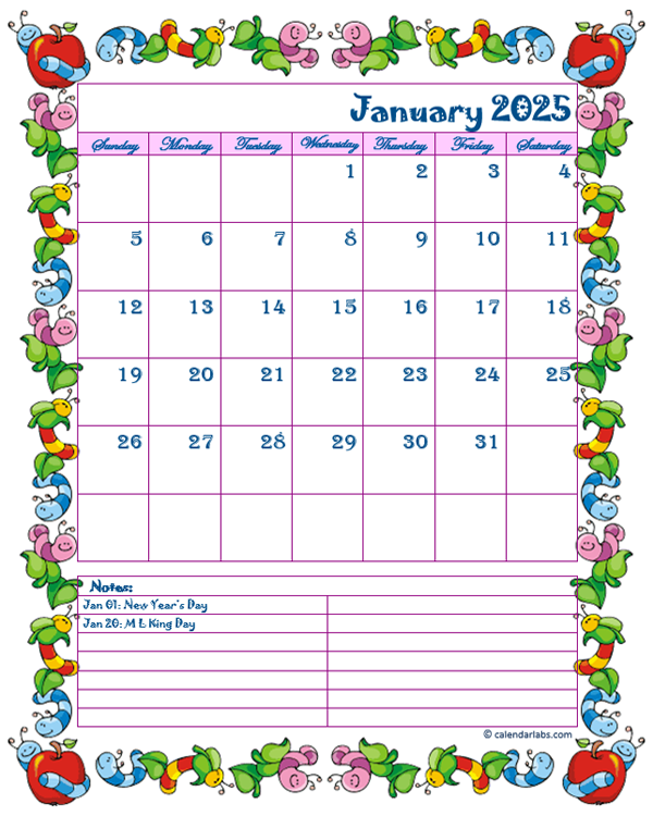 2025 Cute Calendar Template Savannah Royston