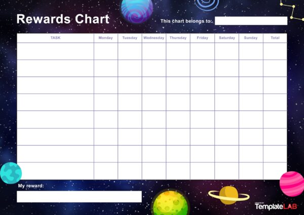 Editable Printable Blank List Reward System