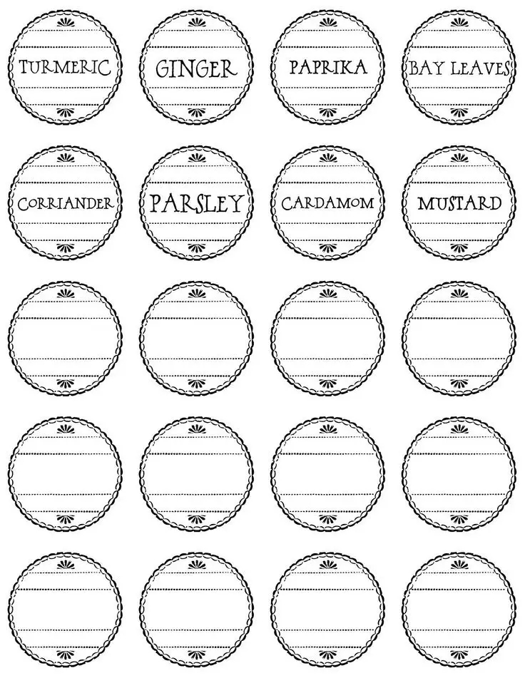24 Creative Spice Jar Labels Kitty Baby Love