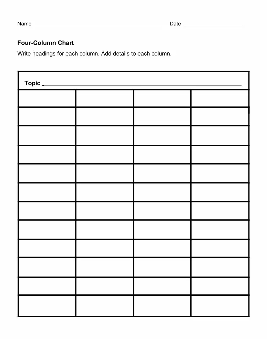 25 Free Printable Columns And Rows PDF Templates American Templates 25 Free Printable Columns And Rows PDF Templates American Templates