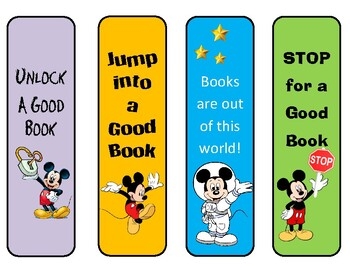 32 Mickey Mouse Bookmarks For Library Rewards Etc Includes Birthday 32 Mickey Mouse Bookmarks For Library Rewards Etc Includes Birthday