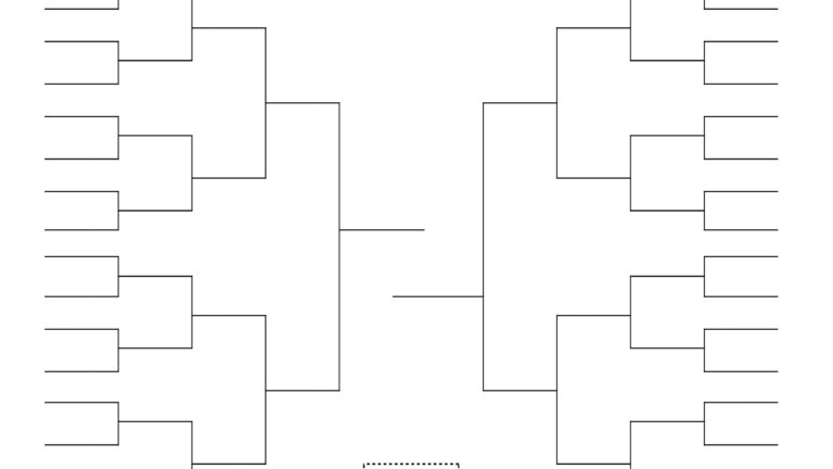 Printable Blank Bracket Template 32 Team Printable Free Templates
