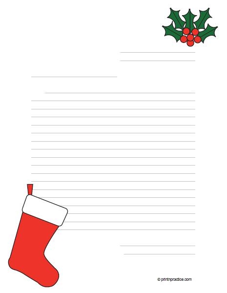 35 Printable Writing Paper Seasonal Designs 35 Printable Writing Paper Seasonal Designs