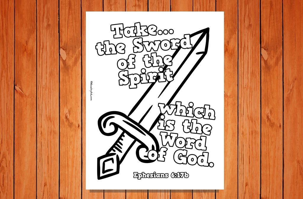  39 Sword Of The Spirit 39 Printable MinistryArk