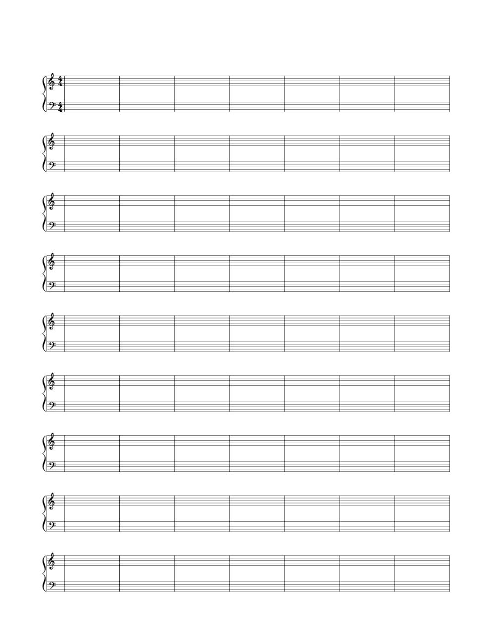 4 4 Time Signature Double Bar Blank Sheet Music Woo Jr Kids Activities 4 4 Time Signature Double Bar Blank Sheet Music Woo Jr Kids Activities