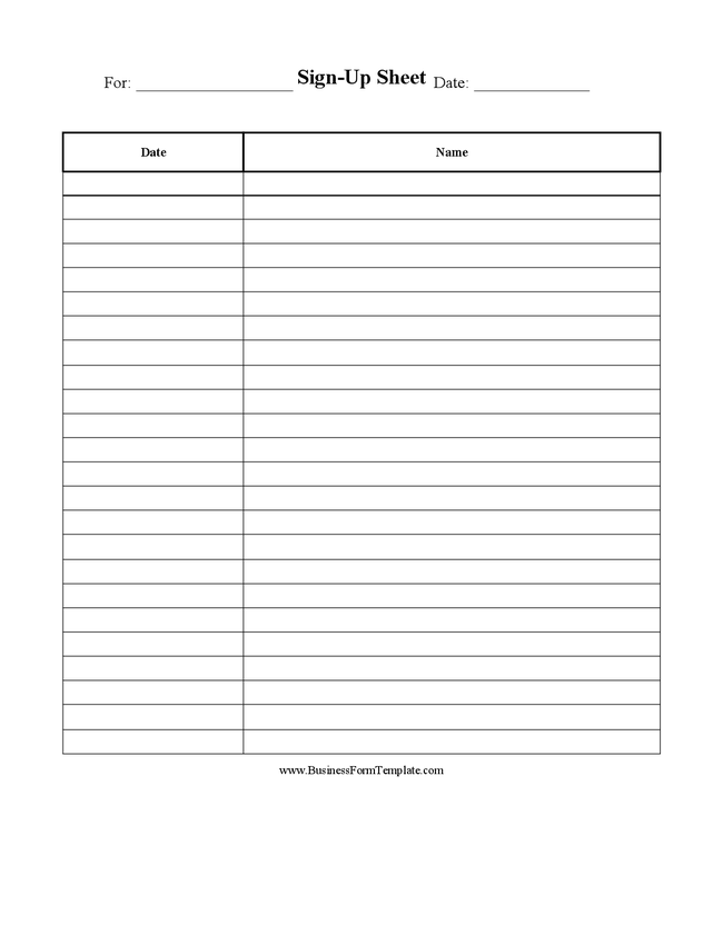 4 Best Images Of Blank Sign Up Sheet Printable Free Printable Sign Up 4 Best Images Of Blank Sign Up Sheet Printable Free Printable Sign Up