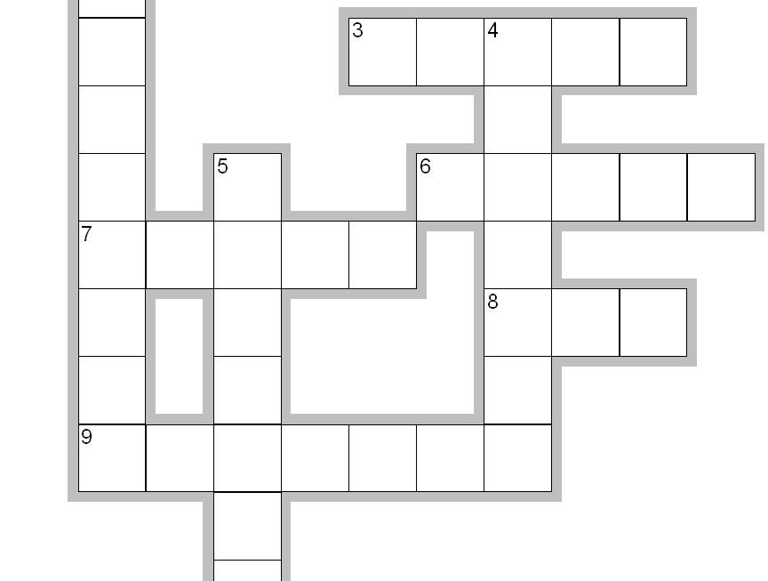 4 Best Images Of Printable Crossword Puzzle Blank Templates Free 5