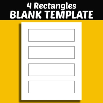 4 Rectangles Blank Template Printable By Structureofdreams TPT
