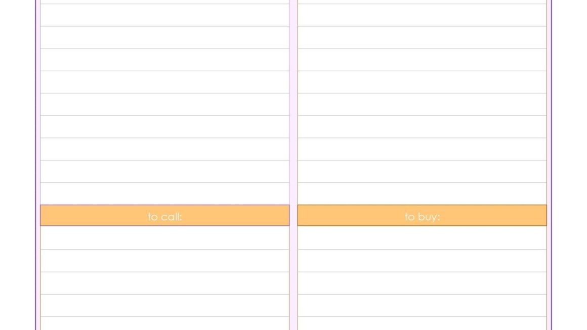 40 Printable Daily Planner Templates FREE Template Lab