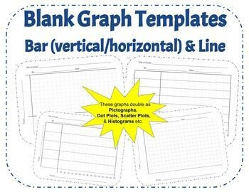 Blank Vertical And Horizontal Bar Graph Printable