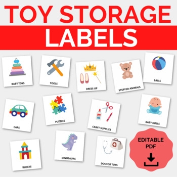 43 Free Toy Bin Labels With Pictures