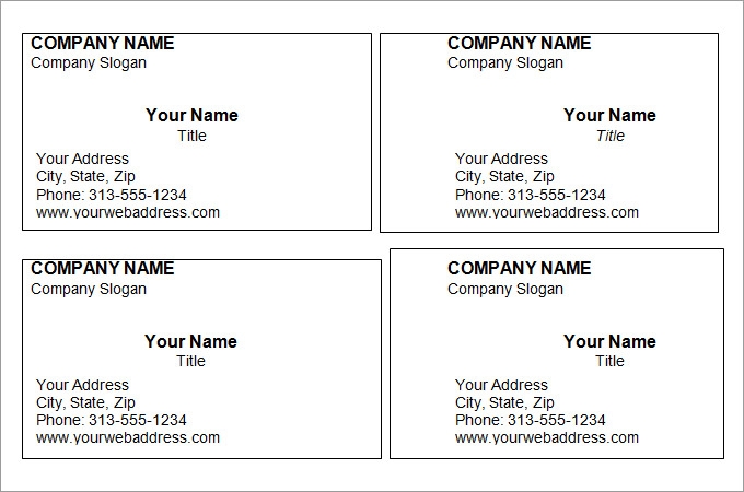 44 Free Blank Business Card Templates AI Word PSD 44 Free Blank Business Card Templates AI Word PSD
