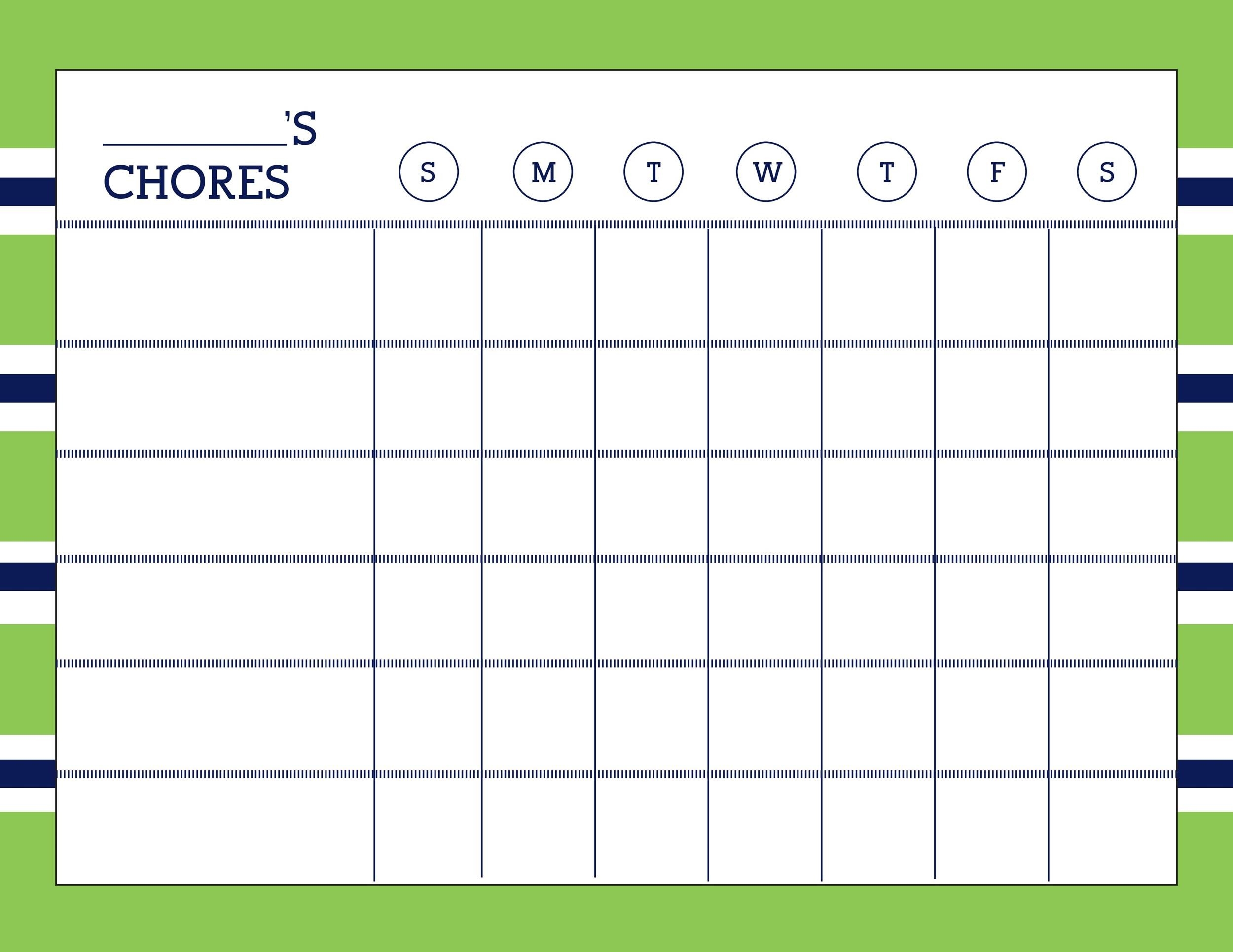46 FREE Chore Chart Templates For Kids TemplateLab 46 FREE Chore Chart Templates For Kids TemplateLab