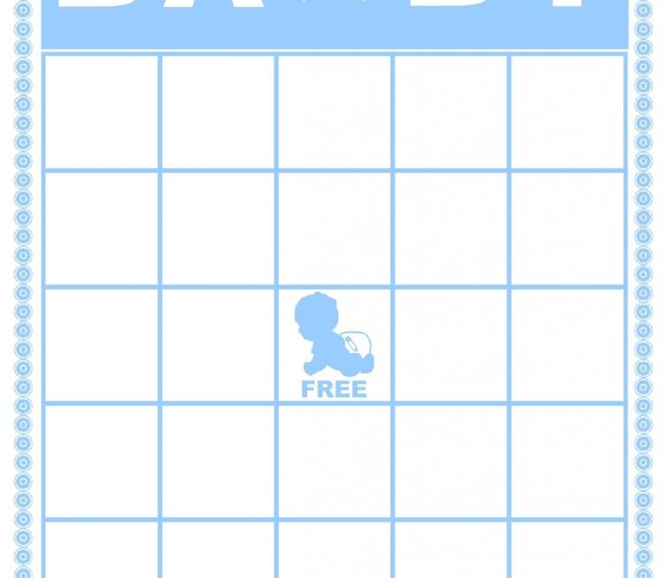 50 Free Printable Blank Baby Bingo Cards Retcopper
