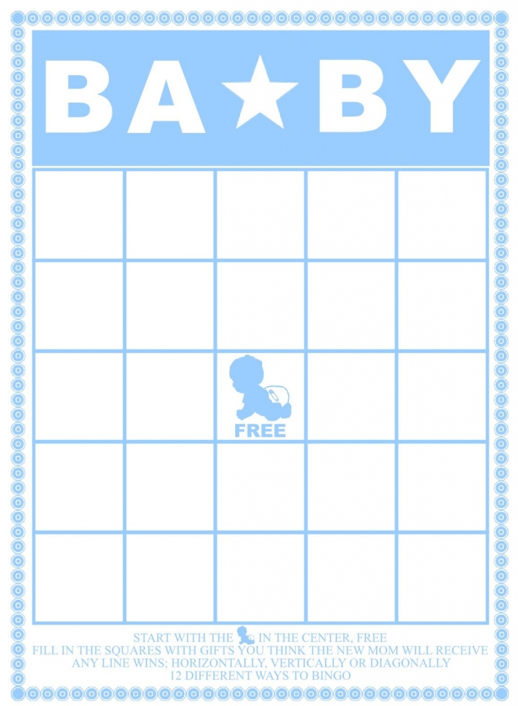 50 Free Printable Blank Baby Bingo Cards Retcopper