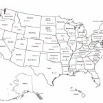 States And Capitals Blank Maps Printable