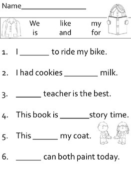 58 KINDERGARTEN LITERACY WORKSHEETS PDF