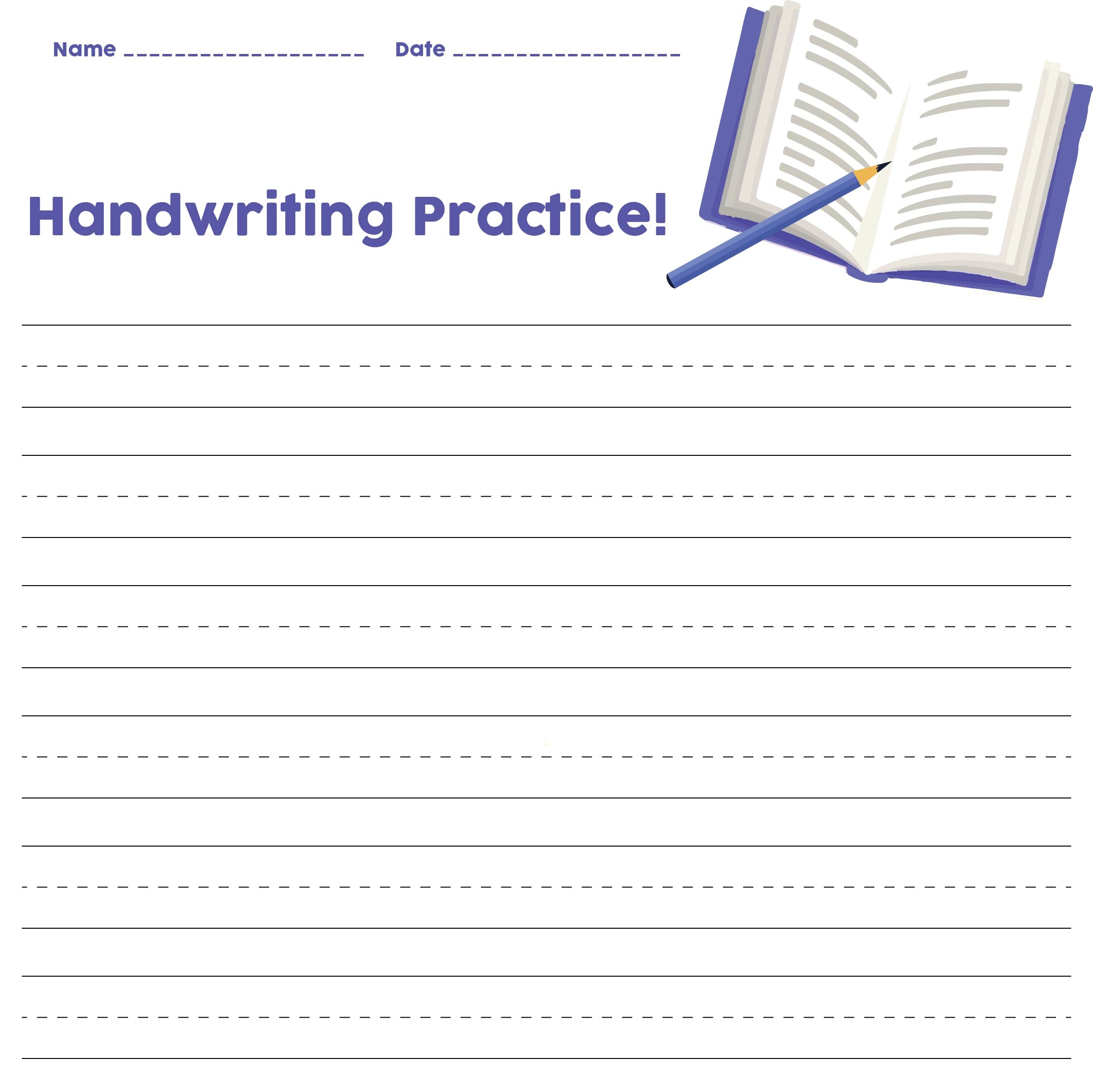 6 Best Images Of Free Printable Handwriting Paper Free Printable 8 