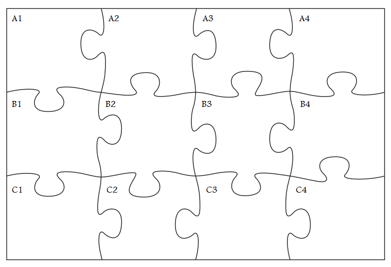 Free Printable Blank Jigsaw Puzzle Pieces Free Printable Blank Jigsaw Puzzle Pieces