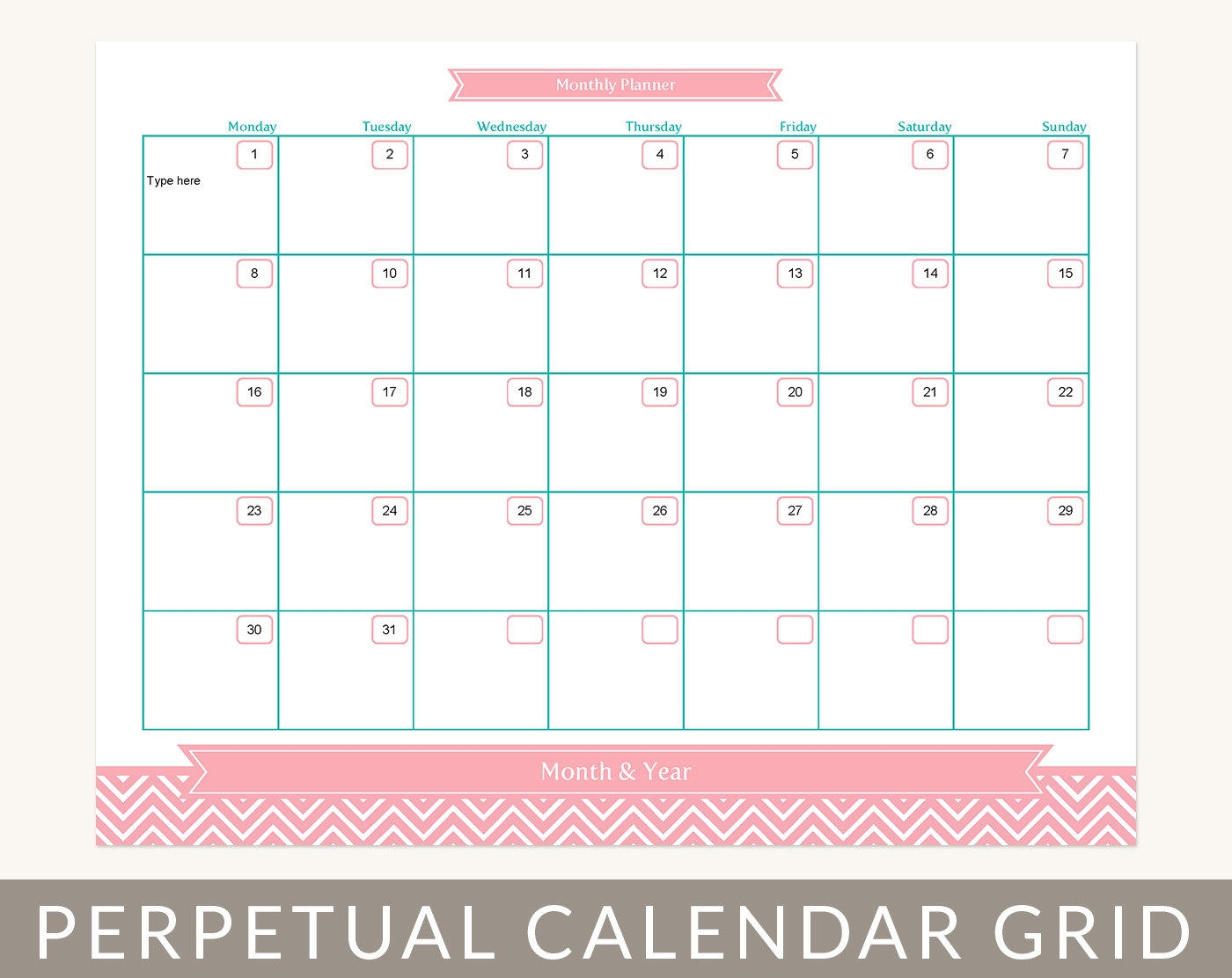 7 Best Images Of Month At A Glance Printable Blank Month At A Glance 