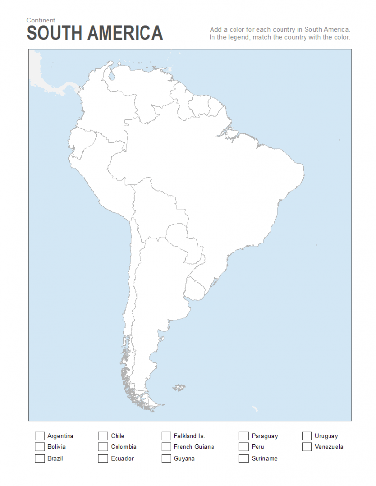 7 Printable Blank Maps For Coloring ALL ESL 7 Printable Blank Maps For Coloring ALL ESL