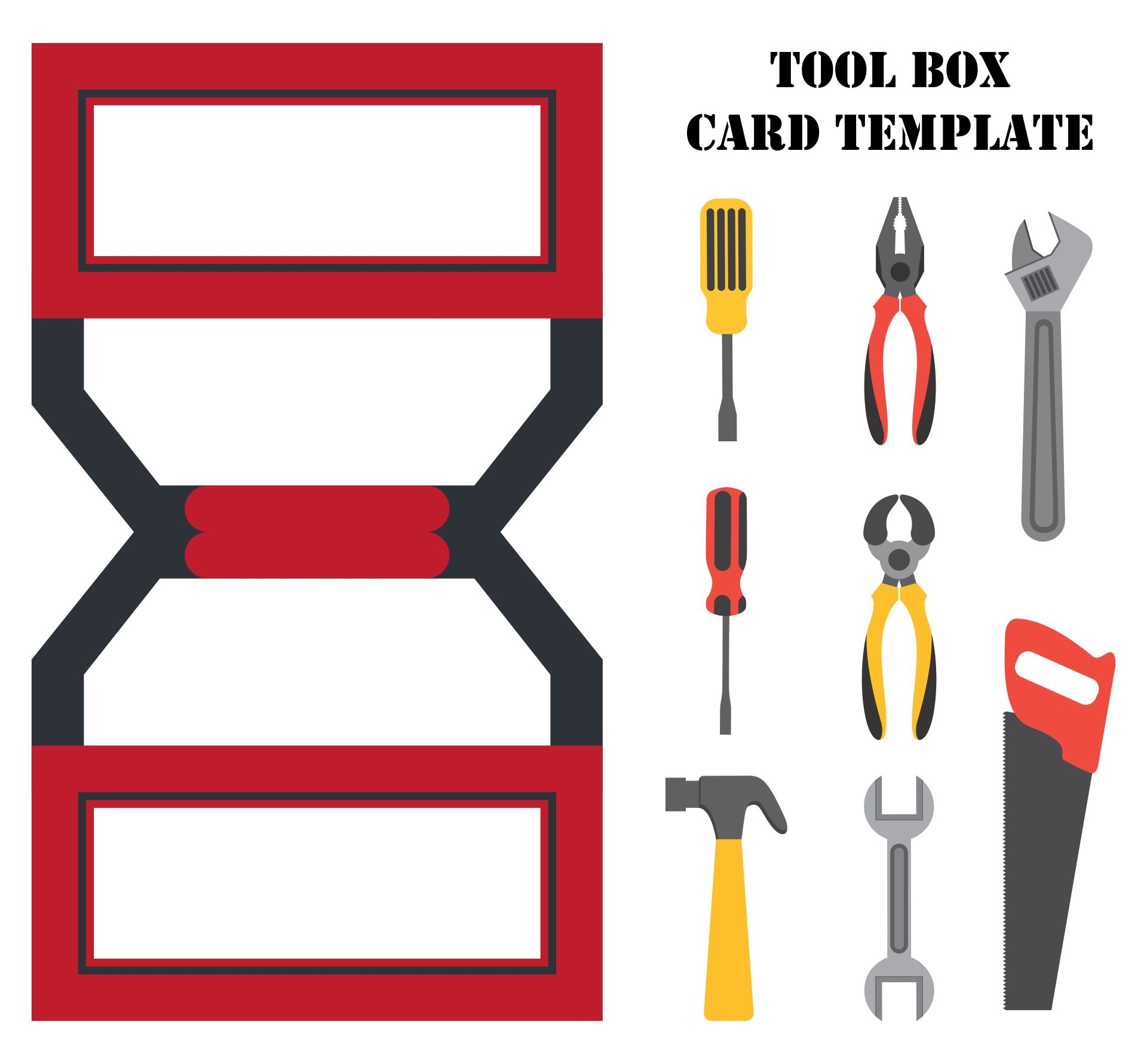 Tools In A Tool Box Blank Printable Tools In A Tool Box Blank Printable
