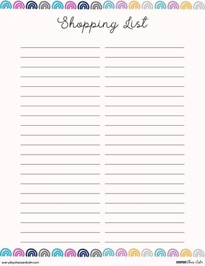 8 Free Printable Grocery List Templates PDF Download 8 Free Printable Grocery List Templates PDF Download