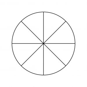 8 Piece Pie Chart Free Printables