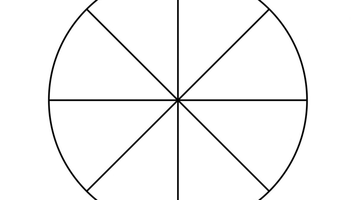 8 Piece Pie Chart Free Printables
