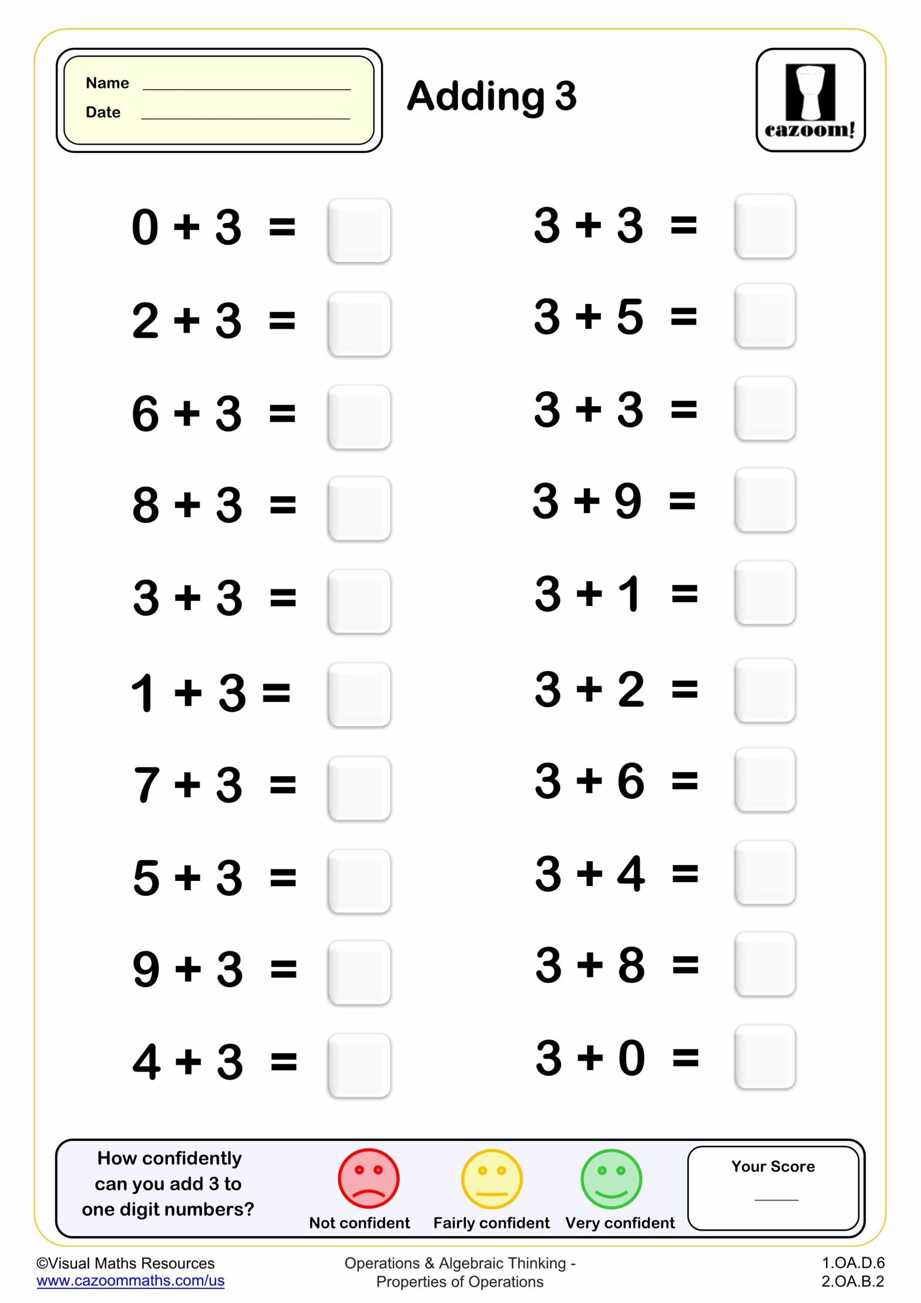 Addition Adding 3 Numbers FREE Printable Worksheets Worksheetfun 