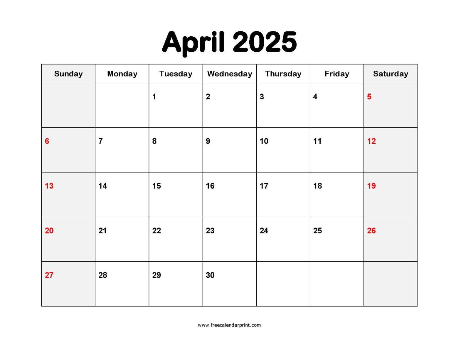 April 2025 Calendar Printable PDF Blank Free Templates April 2025 Calendar Printable PDF Blank Free Templates