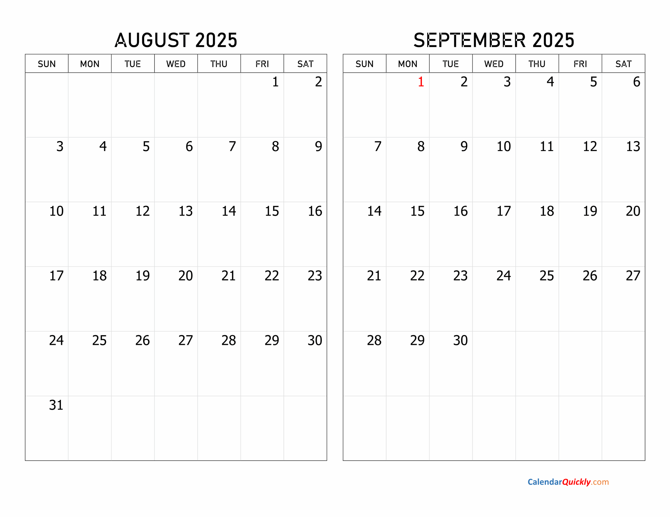 August And September 2025 Calendar Printable Pdf Download Helen Hightower August And September 2025 Calendar Printable Pdf Download Helen Hightower