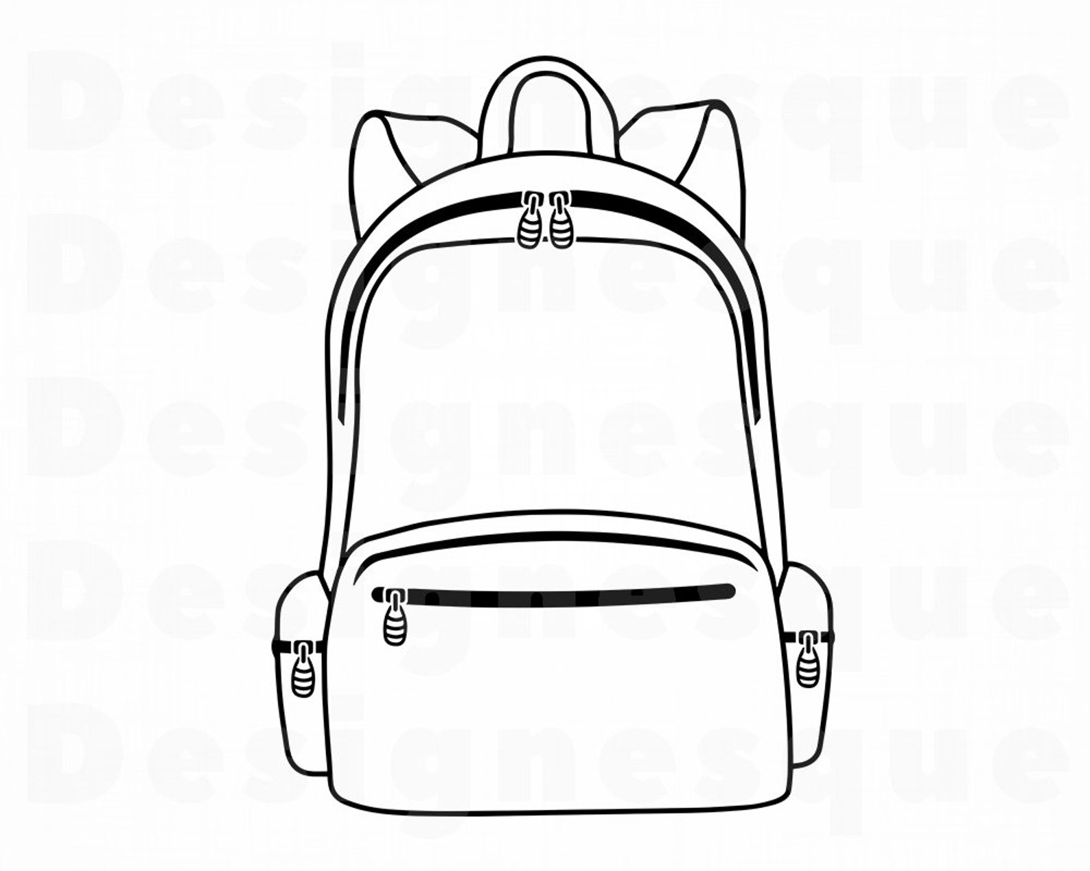 Backpack Template Printable Backpack Template Printable