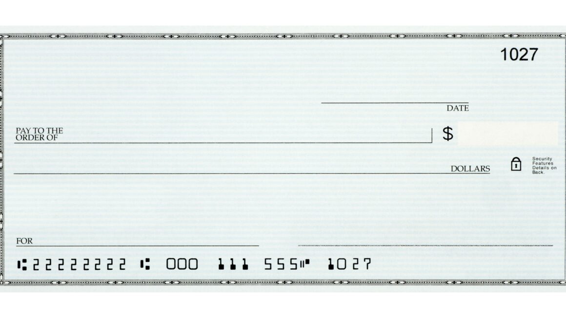 Bank Of America Blank Check Template