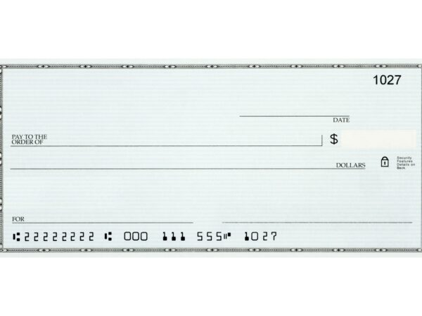Bank Of America Printable Blank Checks