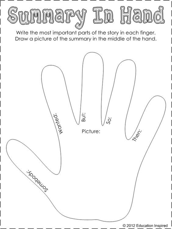 Best Ideas About Hand Summary Summarizing Text And Summary Graphic On 
