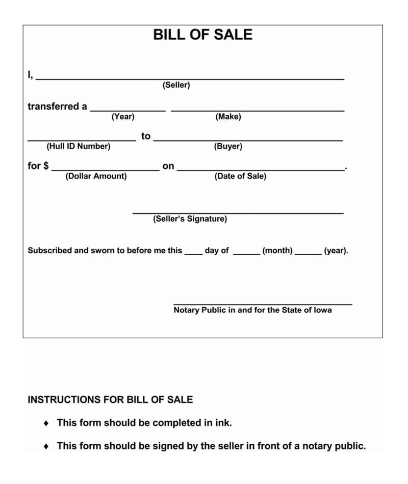 Bill Of Sale For Atv Printable Bill Of Sale For Atv Printable