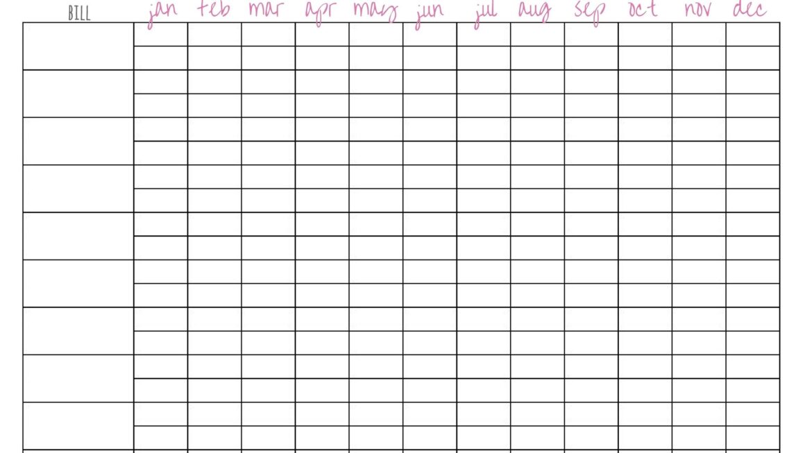 Bill Pay Checklist Free Printable