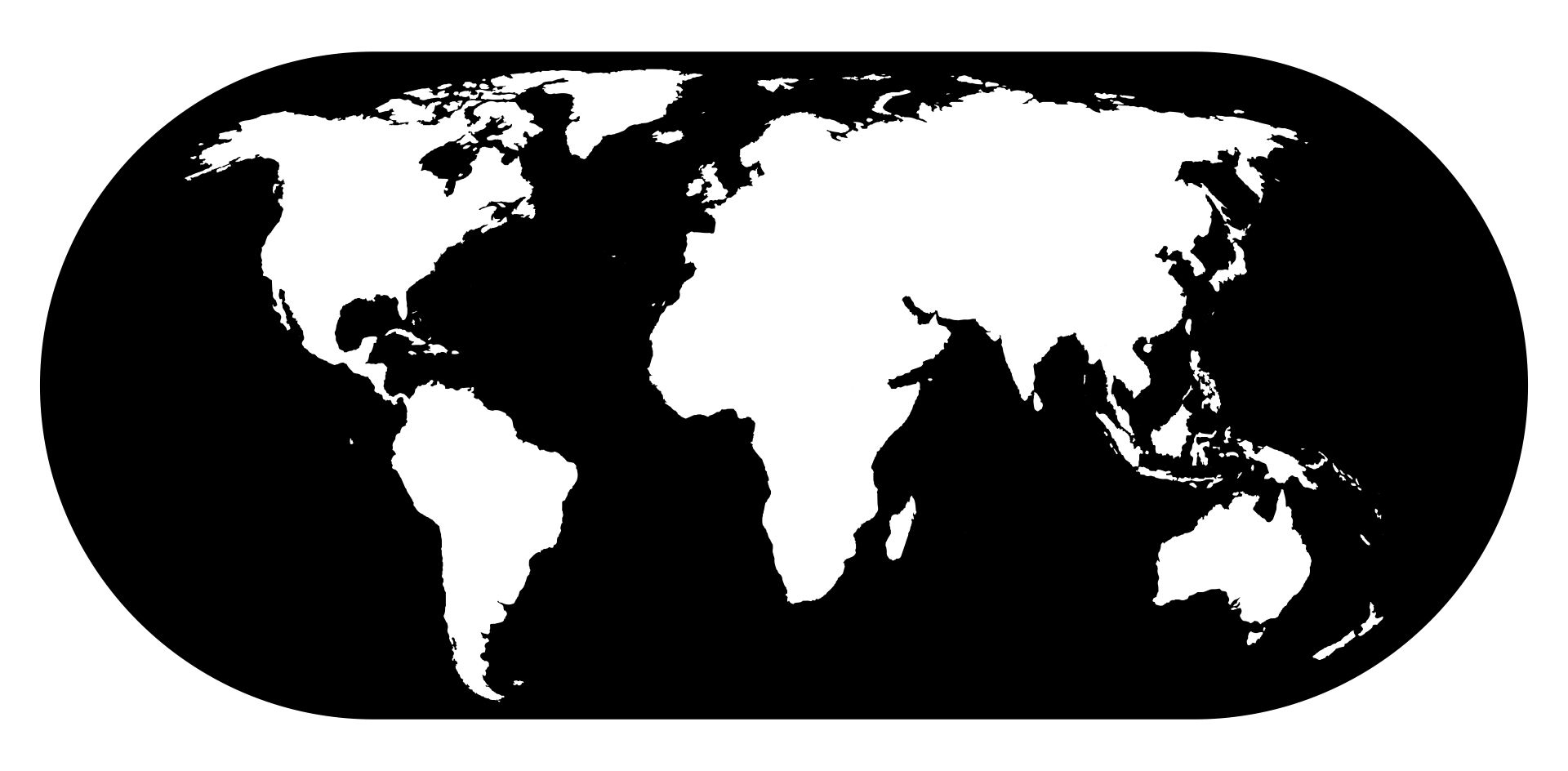 Black And White World Map 20 Free PDF Printables Printablee Black And White World Map 20 Free PDF Printables Printablee