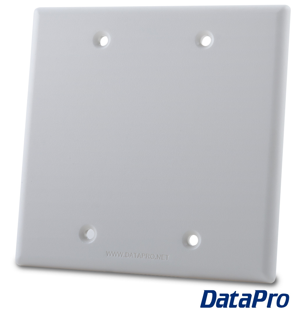 Blank 2 Gang Wall Plate DataPro