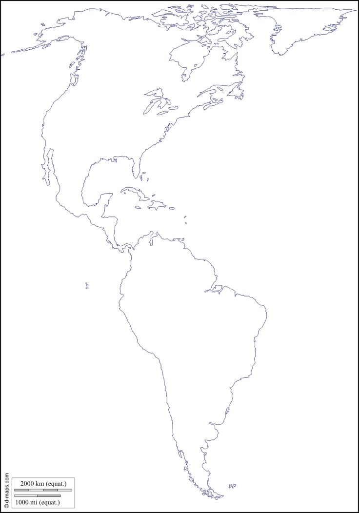 Blank Americas Map Printable Free Printable Templates Blank Americas Map Printable Free Printable Templates