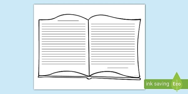 Printable Blank Book Pages For Kids