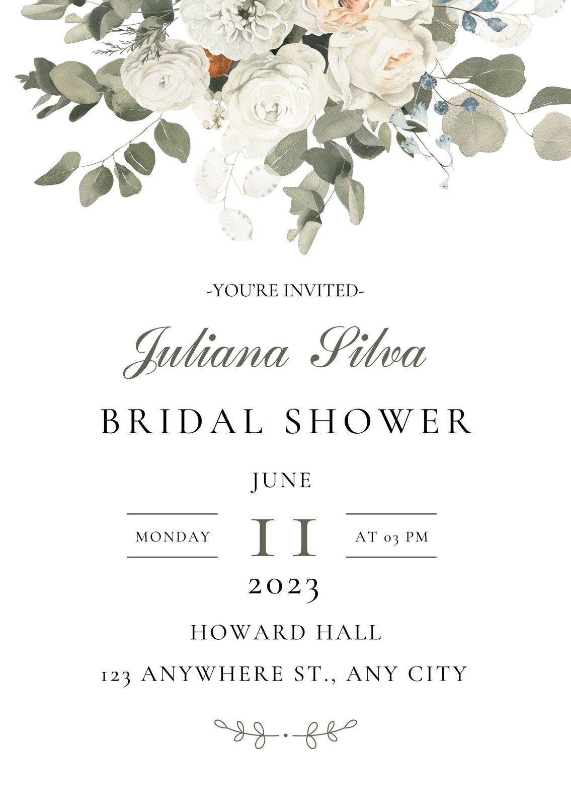 Printable Blank Template For A Bridal Shower Printable Blank Template For A Bridal Shower
