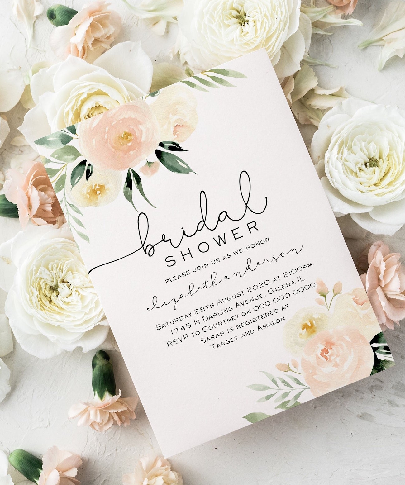 Blank Bridal Shower Invitations Printable Blank Bridal Shower Invitations Printable