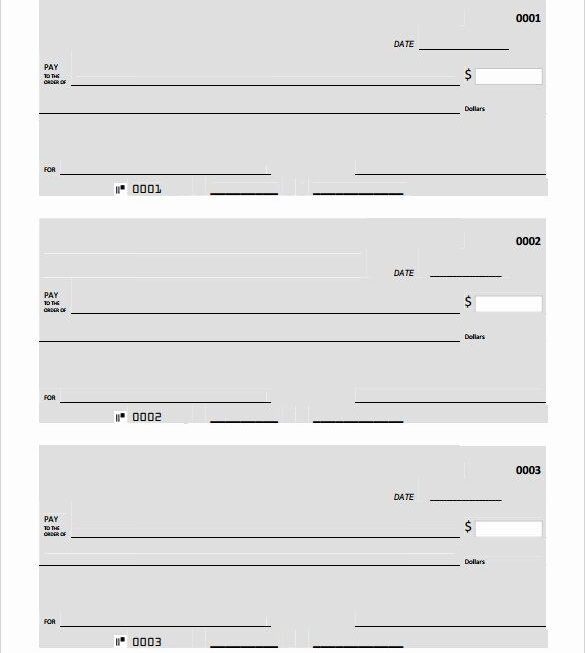 Blank Business Check Template Word Luxury Blank Check Template 30