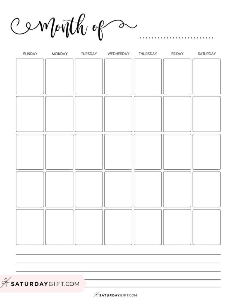 Blank Calendar Images Preschool Calendar Printable Blank Calendar Images Preschool Calendar Printable