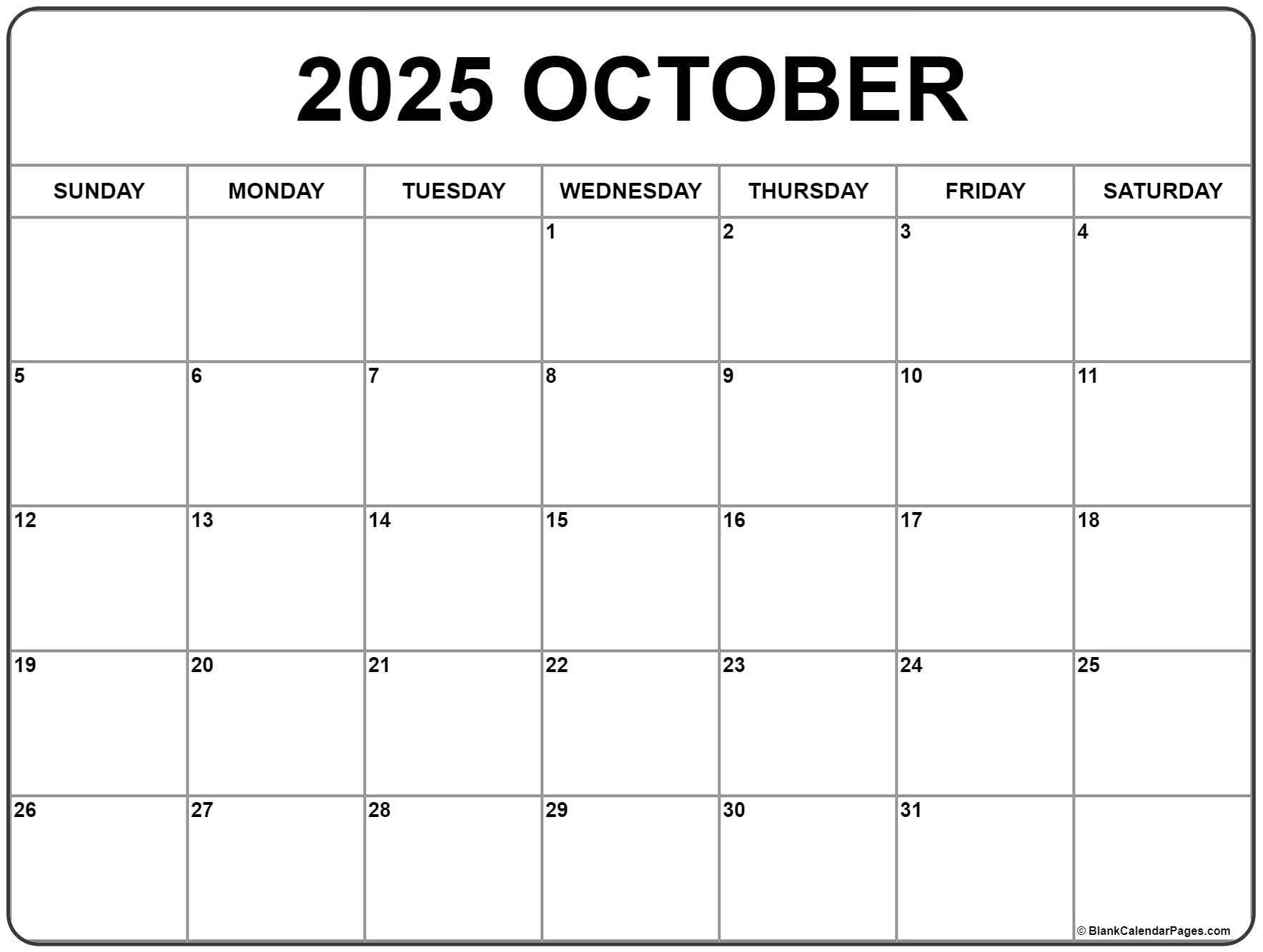 Blank Calendar September 2025 And October 2025 Printable Free Ann R 