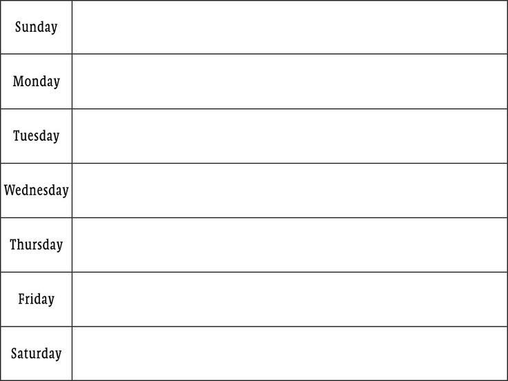 Blank Calendars Weekly Blank Calendar Templates Weekly Calendar Blank Calendars Weekly Blank Calendar Templates Weekly Calendar